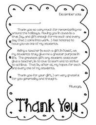 Thank You Letter Holiday From Teacher To Students Letter To Students Teacher Thank You Cards Teacher Cards