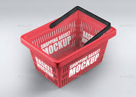 Shopping Basket Mock Up Shopping Basket Business Cards Diy Templates Basket