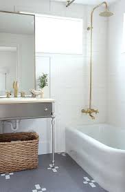 This Genius Tile Trick Is A Game Changer For Budget Bathrooms Bathroom Floor Tiles Bathroom Floor Tile Patterns Patterned Floor Tiles