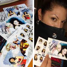 Sara Ramirez signed postcards