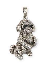 Shih Tzu Charm Jewelry Click Image For More Details Dog Jewelry Personalized Pendant Handmade Silver