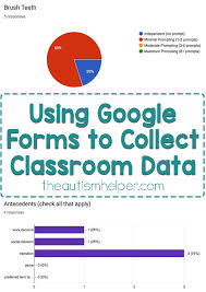 Using Google Forms To Collect Classroom Data The Autism Helper Google Forms Teacher Data Progress Monitoring Special Education