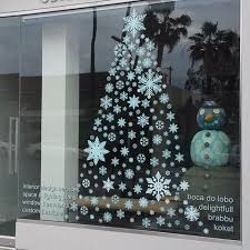 308 Snowflake Store Pro Pack Of Snowflake Clings Holiday Window Display Christmas Window Christmas Window Display