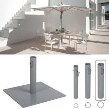 When shopping for parasols, look for these features the weight required for the base depends on the size of the canopy and also how windy the location will be. Barlow Tyrie Parasol Base Standard 23kg With Large 61mm Tube Birstall