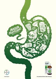 Adeevee Iberogast Intestines Stomach Healthcare Advertising Ads Creative Medical Posters