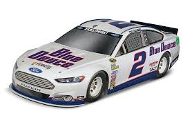 Model companies wasted no time in coming out with nascar related model kits. Nascar Brad Keselowski 2 Blue Deuce Ford Fusion 1 24 Scale Plastic Model Kit From Revell Snaptite Max Kit With Snap Toget Ford Fusion Brad Keselowski Ford
