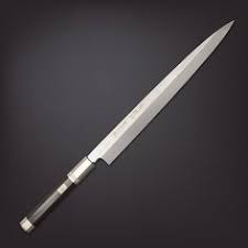 Black And White Ebony Knife Handle Tuesday Traditional Japanese Knife Day Suisin Ao Ko Mizu Honyaki Mirror Finished Yanagi With Ebony Handle Ebony Saya T Knife Japanese Knife Kitchen Knives