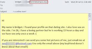 It takes a lot of courage to make a move and send the first message to someone you like on a dating site. Feminists Just Wanna Have Fun And Send Spam