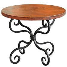 Ethan allen dynasty square coffee table, aged bisque brand: Alexander End Table With 30 Round Top Traditional Side Tables And End Tables By Timeless Wrought Iron Houzz