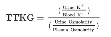 Image result for Transtubular Potassium Gradient