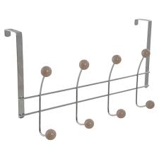 Patere De Porte Taupe 8 Crochets Porte Manteaux Et Patere Bureau Et Entree Meuble Gifi