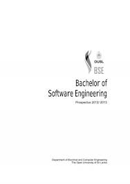 The bachelor of computer science. Bachelor Of Software Engineering Bse Programme The Open
