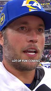 Matthew Stafford Speech