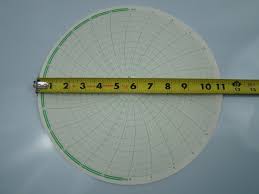 Details About Graphic Controls Circular Recording Charts 5 5 0 5 Range Br 55137 Pn 00633172