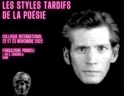 Colloque “Les styles tardifs de la poésie” (22 et 23 novembre 2022)