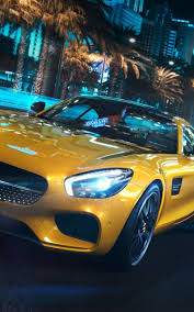 2018 Mercedes Benz Amg Gt Yellow Luxury Car 800x1280 Wallpaper Mercedes Benz Amg Mercedes Benz Wallpaper Mercedes Benz