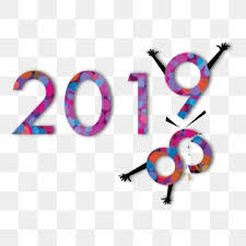 Newyear Happy New Year 2019 2019 New Years Cartoon Colorful Gradient Simple 2019 Year Font Wordart Numbersd Happy New Year 2019 New Year Cartoon Happy New Year