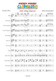 Maybe you would like to learn more about one of these? Hot Dog Mickey Mouse Clubhouse Instrumental Sheet Music For Trumpet In B Flat Trombone Flute Clarinet In B Flat Saxophone Alto Mixed Ensemble Download And Print In Pdf Or Midi Free