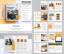 Clean Business Project Proposal Template Web Design Proposal Proposal Design Portfolio Template Design