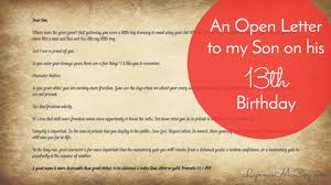 Account Suspended Letters To My Son Mom Birthday Quotes Thirteenth Birthday
