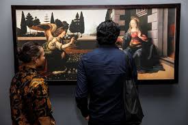 Jual lukisan bekas murah harga terbaru 2021. Akhir Pekan Di Jakarta Lihat Lukisan Leonardo Da Vinci Di Museum Mandiri Halaman All Kompas Com