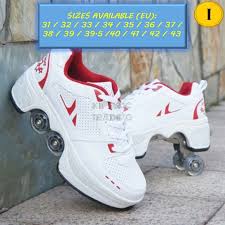 Roller Kicker Shoes Retractable Wheels Skate Shoes Kick Roller By Www Wesellanything Co Roller Skate Shoes Roller Shoes Skate Shoes