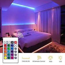50ft Rgb Led Strip Lights Kit Flexible Color Changing Lights Strip Color Changing Lights Rgb Led Strip Lights Led Rope Lights