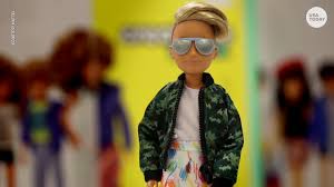 A Bald Barbie Ken With Long Hair New Mattel Dolls Reflect Diversity Barbie fashionistas 2021 aa doll 156 with afro hairstyle and blue lipstick. mattel s new dolls are gender neutral