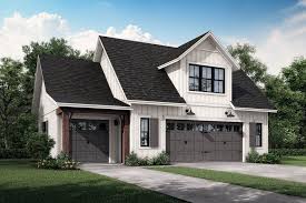 Even though modern design could bend some of these ideals, the overall farmhouse door has at least one of them. Garage Apartment Plans Farmhouse Modern And More Houseplans Blog Houseplans Com