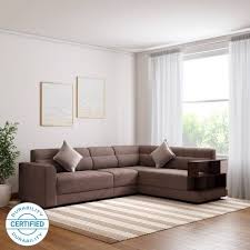 L Shaped Sofa Buy L Shaped Corner Sofa Sets Online At Best Lambert L Shape Sofa Set Center Table In 2020 Cheap Living Room Furniture Leather Sofa Living Room Sofa Set