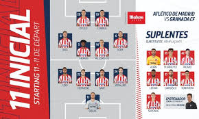 Having won 7 of their last 8 on the road, i expect atletico to maintain that form here in. Club Atletico De Madrid Web Oficial Here S Our Starting Xi Vs Granada
