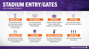 Dan heb je geluk, want hier zijn ze. Stadium Entry Gates Clemson Tigers Official Athletics Site