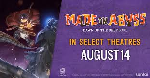 It's the main reason i subscribed to anime strike and i have not been disappointed. Made In Abyss Dawn Of The Deep Soul Coming To U S Theaters The Outerhaven