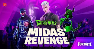 Halloween is my favorite time of year, and if you're a fortnite fan, it should probably be one of yours, too. Fortnitemares Midas Revenge Leaks 14 40 Update Patch Notes Boss Skins Date Trailer Leaked Skins Item Shop