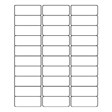 Most of the time, even a bunch of great templates presented together with the available. Quill Brand Laser Address Labels 1 X 2 5 8 White 30 Labels Sheet 1000 Sheets Box Comparable Quill Com