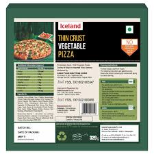 Sprinkle a pizza peel with cornmeal and place dough on peel. Iceland Veg American Thin Pizza 329 G Basket Hunt