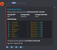 Includes info about price to upgrade, money produced per minute, and which minion to upgrade next. 10 000 000 000 Networth 10b Road To Networth Leaderboard Hypixel Minecraft Server And Maps