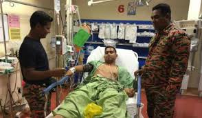 Hospital besar kuala lumpur, abbr: Pegawai Bomba Balai Kuala Kubu Bharu Cedera Tangan Dipatuk Ular Pak Din