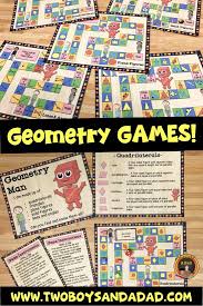 Geometry Games With Quadrilaterals Plane Figures Lines Solids And Triangles Geometry Games Student Games Google Classroom Math
