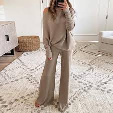 Adegah Feel It In The Air Tan Lounge Set Sweater Maxi Dress Sleeves Pattern Types Of Sleeves