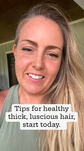 If you want thick luscious hair, this is an easy, simple way to do it and  it’s all natural.