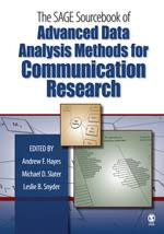 The Sage Sourcebook Of Advanced Data Analysis Methods For Communication Research Data Analysis Analysis Communication