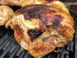 I seasoned the chicken breast halves the night before with kosher salt. Grilled Bone In Chicken Breasts On A Weber Gas Grill Weber Grill Replacement Parts