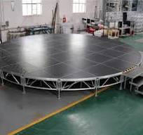 Plataforma de escenario circular de aluminio para interiores ...