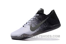 Black And White 11 Low Kobe 11 Low Black And White Grey Shoes In 2020 Kobe Bryant Shoes Kobe Shoes Black Sneakers
