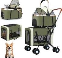Amazon.com: Double Pet Stroller for Dogs and Cats: Dog ...