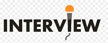 Interview Text Logo Png, Transparent Png - vhv