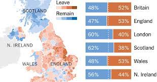 Constitutional documents and events relevant to the status of the united kingdom and its countries. How Britain Voted In The E U Referendum The New York Times