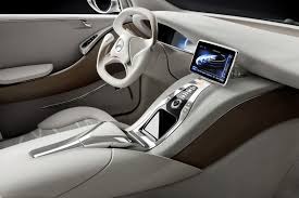 Interior Of A Mercedes F800 Style Concept Car