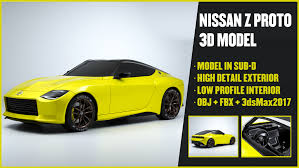 Start date may 29, 2021; Flat Hat 3d Studio Nissan Z Proto 3d Model